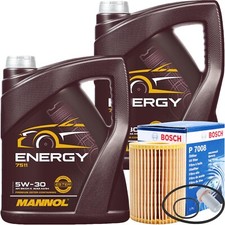 BOSCH ÖLFILTER + 10L MANNOL