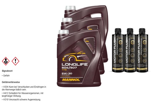 15l mannol motoröl longlife - 15l,