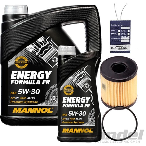 ölfilter mannol 30 - Ölfilter+6l, 5w-30